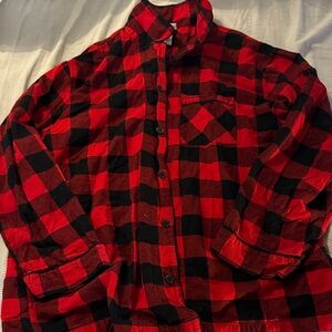 Wondershop Red and Black Plaid Shirt